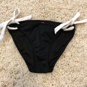 Victoria’s Secret bikini swim bottom Black white